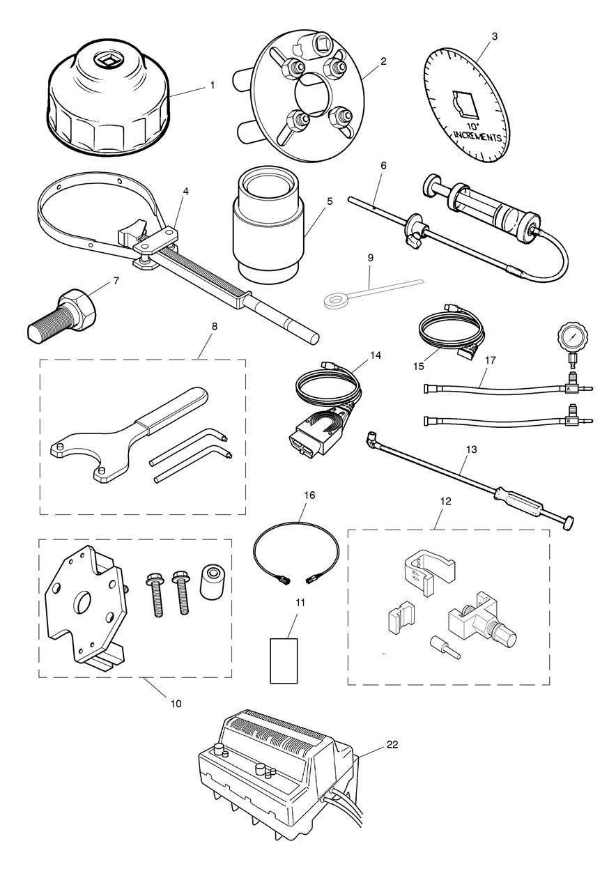 OUTILS DE SERVICE POUR BONNEVILLE A1 2009