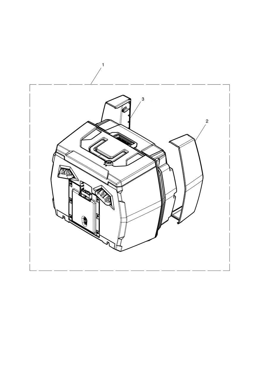 TOP CASE AVEC PRISE ELECTRIQUE KL KEY POUR TIGER 1200 ALPINE EDITION 2020