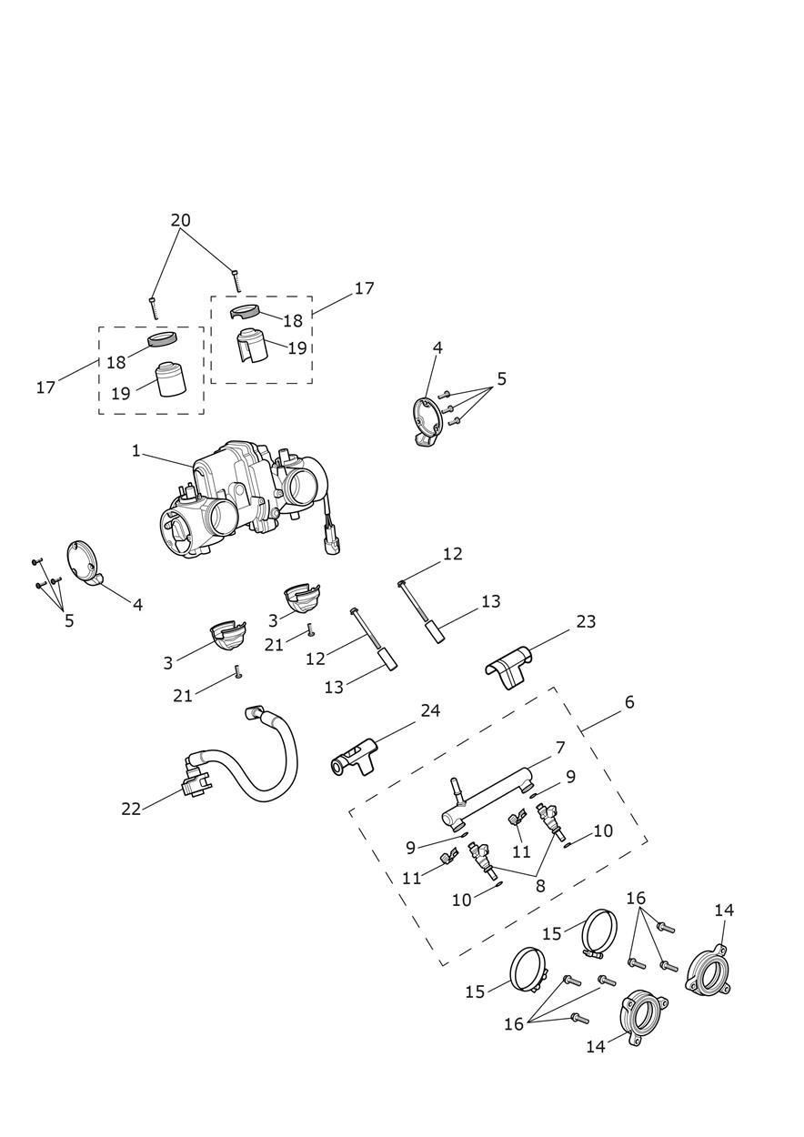 CORPS DE PAPILLON POUR BONNEVILLE BOBBER E5 VB 2025