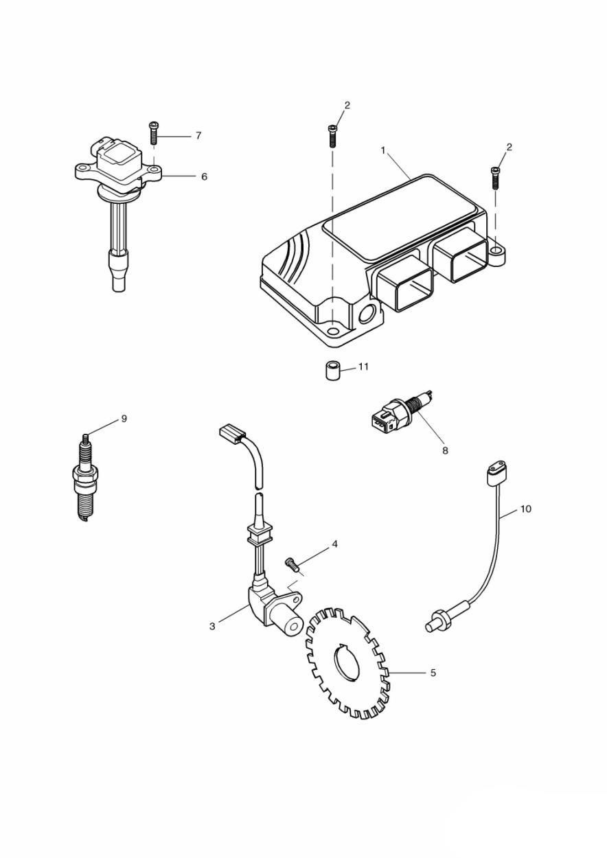 SYSTEME DE GESTION DU MOTEUR POUR SPRINT RS 2000