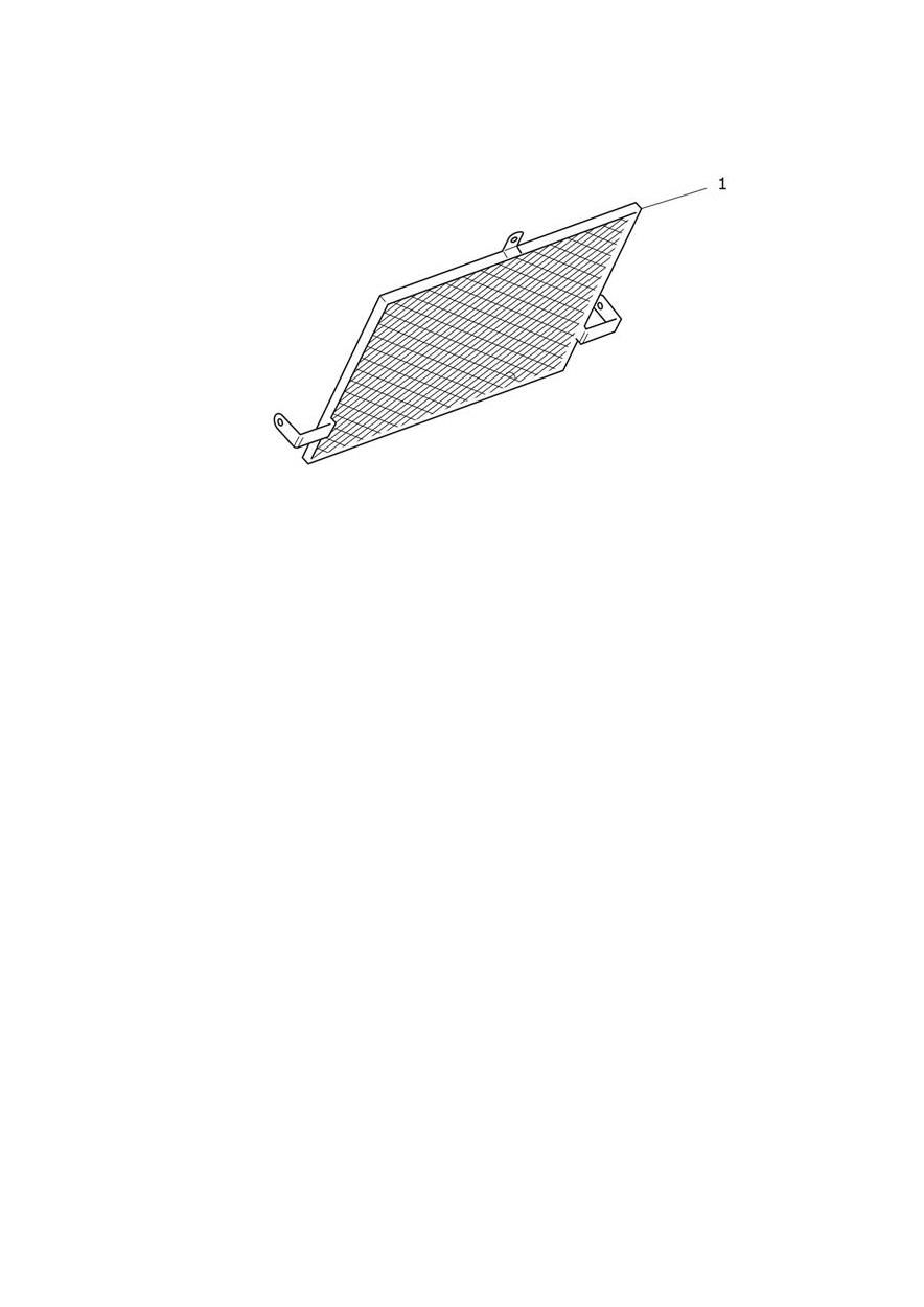 KIT DE PROTECTION DU RADIATEUR POLYPROPYLENE POUR TIGER 800 XC 2016