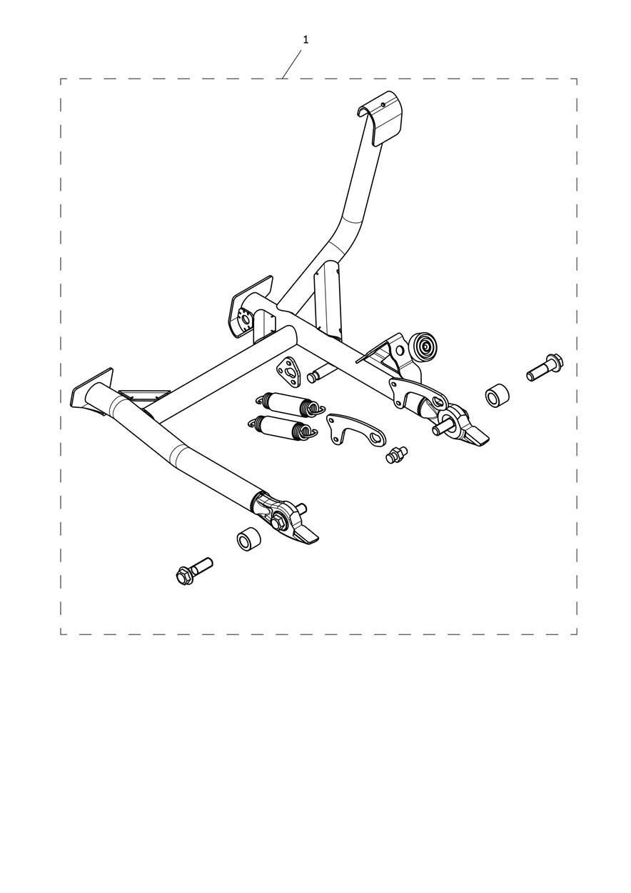 KIT DE BEQUILLE CENTRALE POUR TIGER 1200 GT 2022
