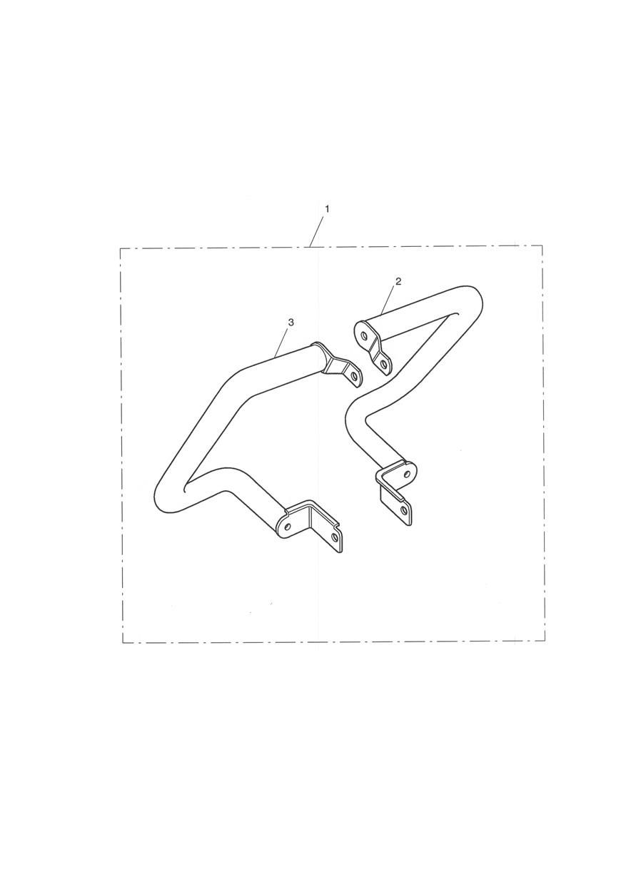 KIT DE BARRE DE PROTECTION ARRIERE POUR ROCKET III 2005