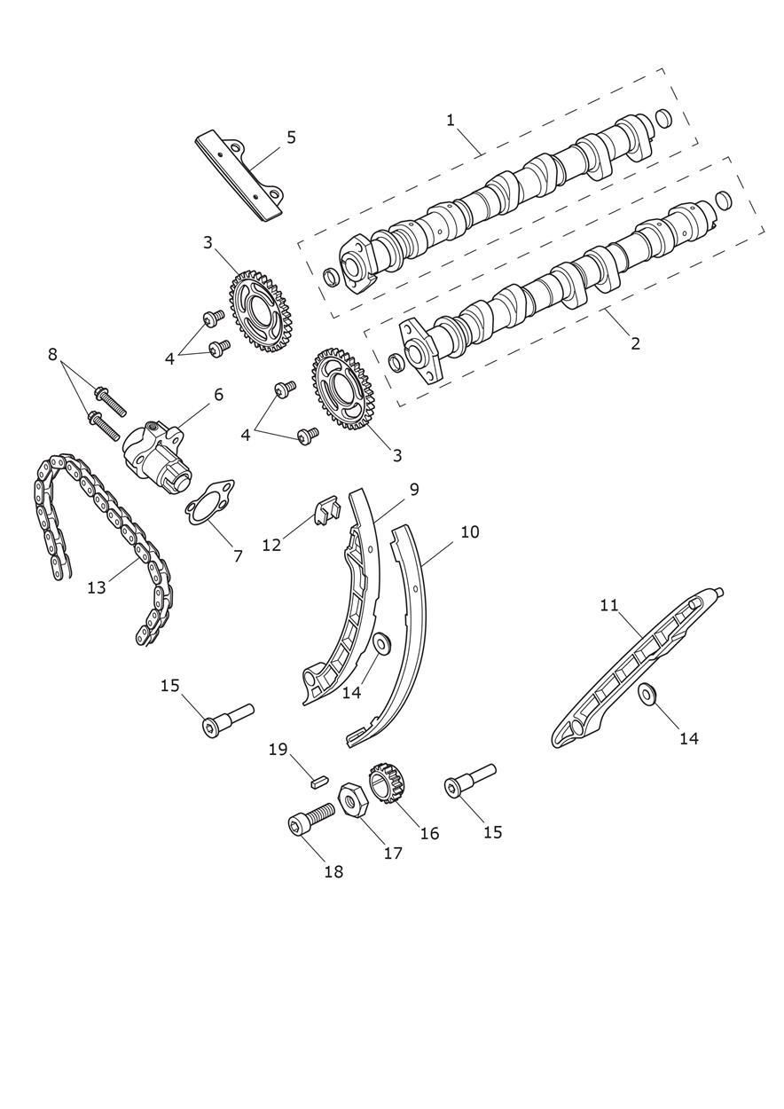 ARBRE A CAMES ET DISTRIBUTION POUR BREITLING SPEED TRIPLE RR 2025