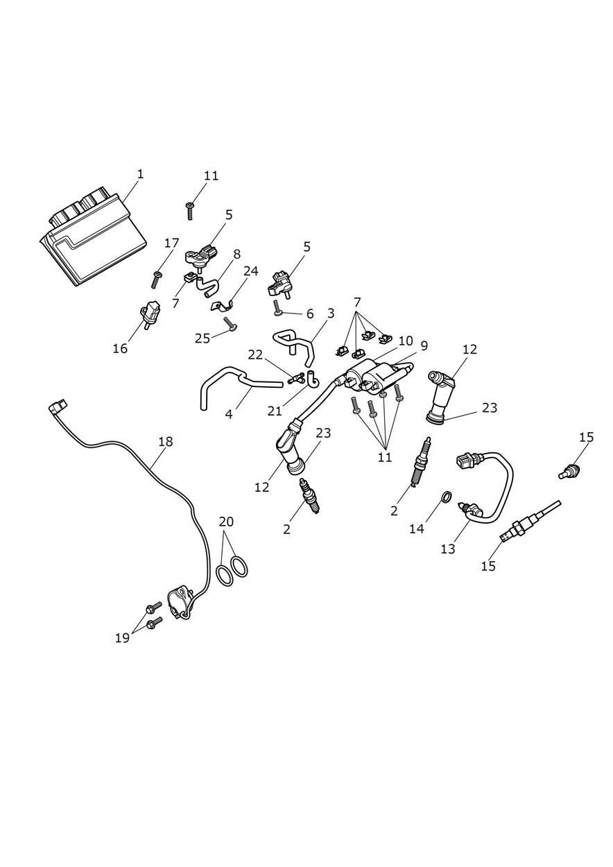 SYSTEME DE GESTION DU MOTEUR POUR BONNEVILLE T120 2016