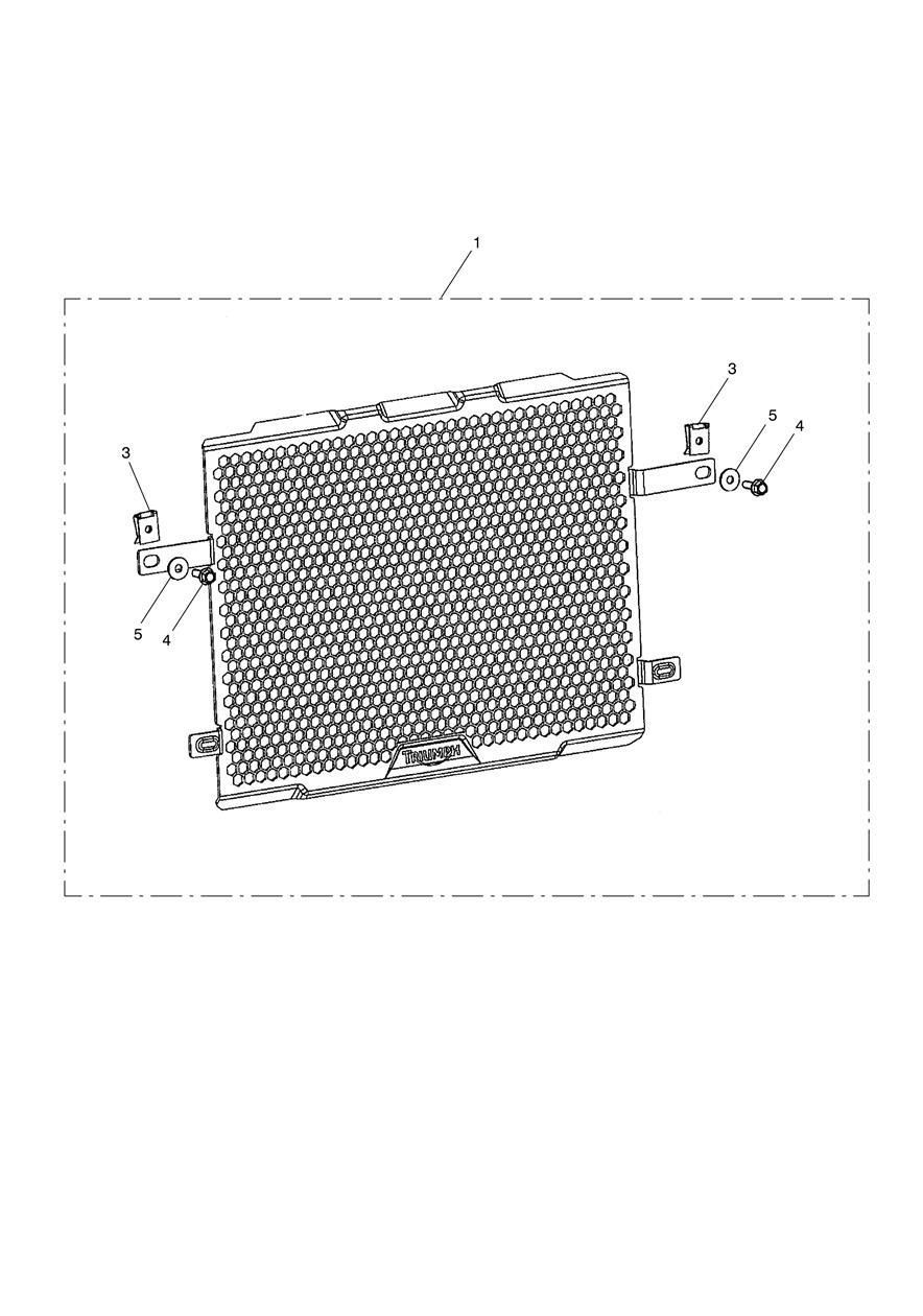 KIT DE PROTECTION DU RADIATEUR POUR TIGER 800 2011