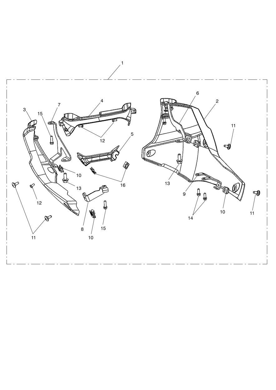 KIT DE CARENAGE INFERIEUR POUR SPEED TRIPLE 94 2016