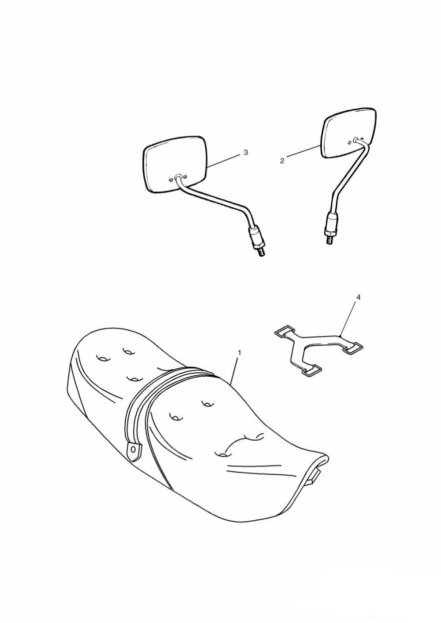 SELLE RETROVISEURS 55072 71698 POUR THUNDERBIRD 1995