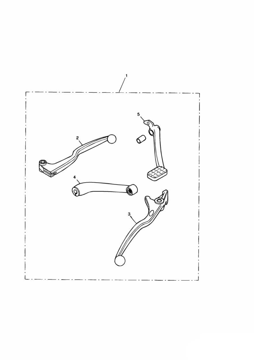 KIT DE LEVIERS CHROME POUR BONNEVILLE 2001