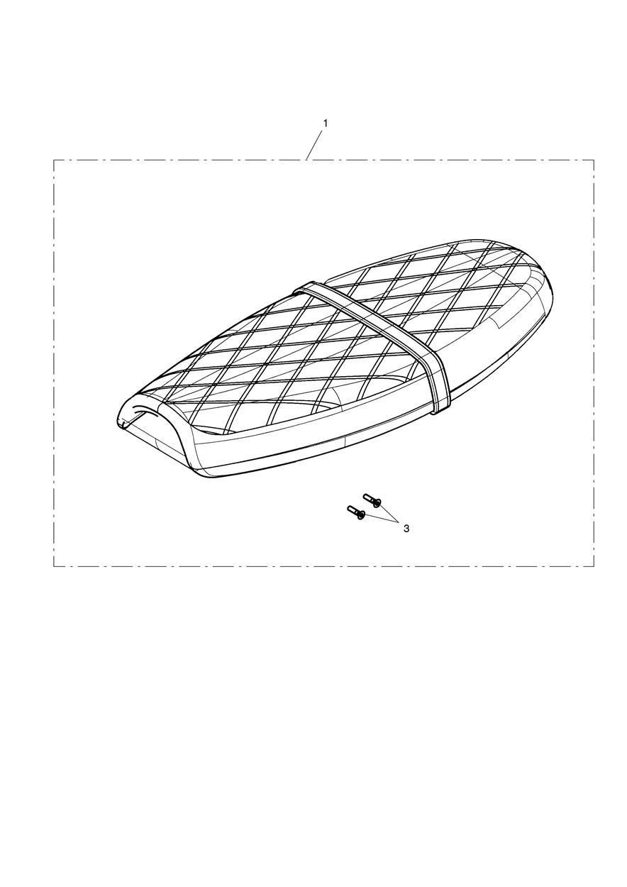 SIEGE BANQUETTE MATELASSE POUR SCRAMBLER 900 2023