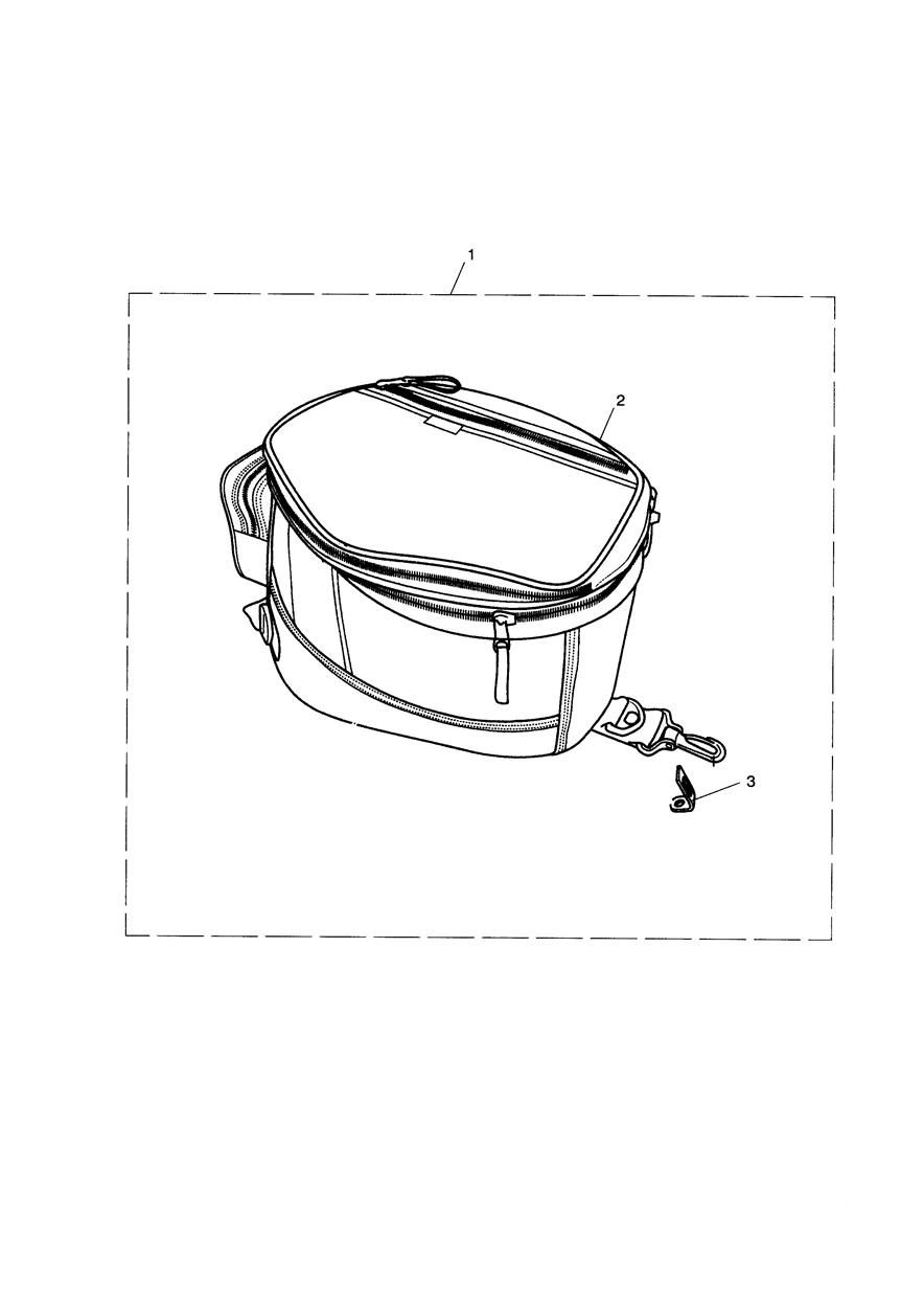 SAC DE RESERVOIR MAGNETIQUE POUR TIGER 1050 ABS SE 2009