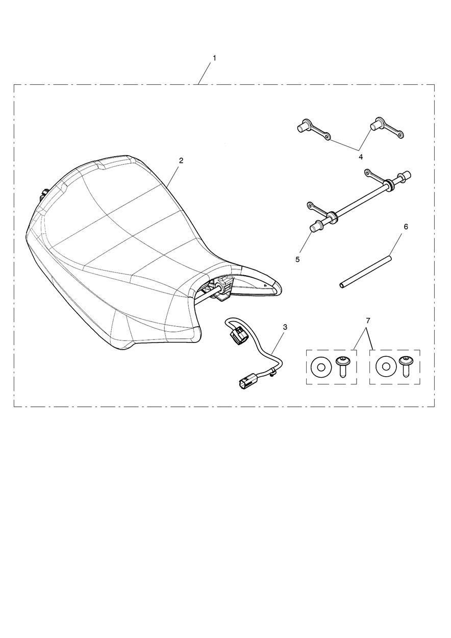 SIEGE CONDUCTEUR CHAUFFANT POUR TIGER 1200 ALPINE EDITION 2020