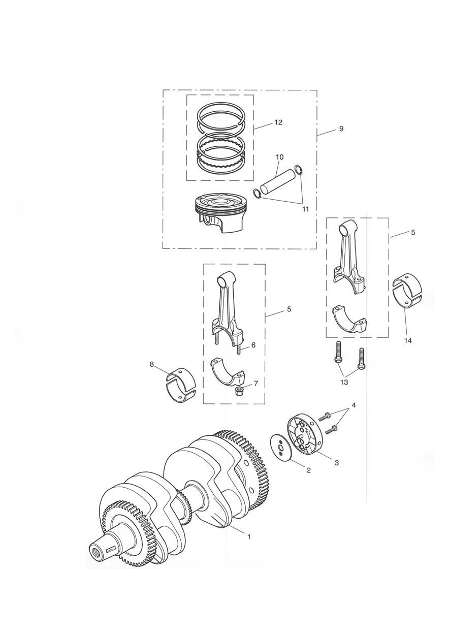 VILEBREQUIN BIELLES ET PISTONS BONNEVILLE T100 POUR BONNEVILLE 2001