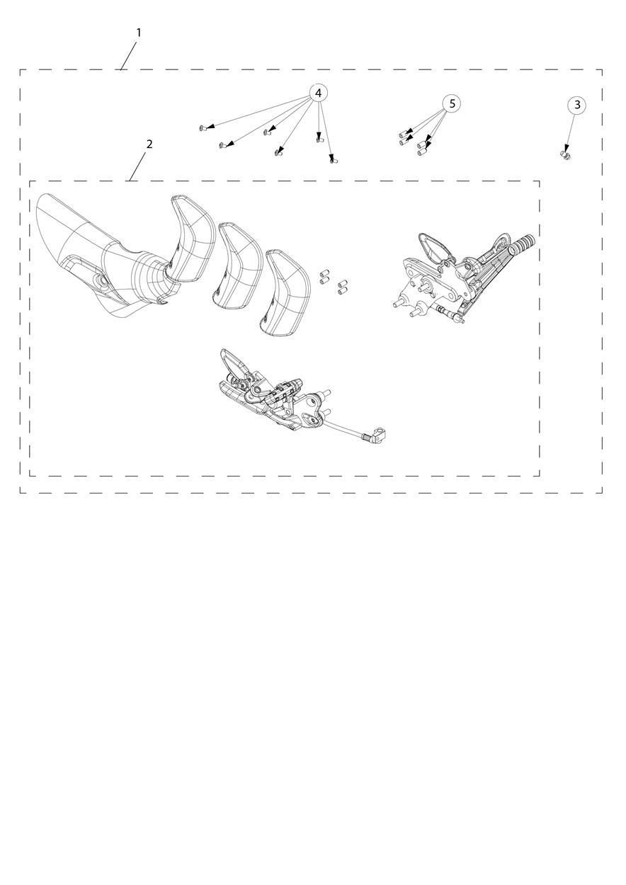 KIT DE COMMANDES DE PIED AVANCEES POUR ROCKET 3 R 2020