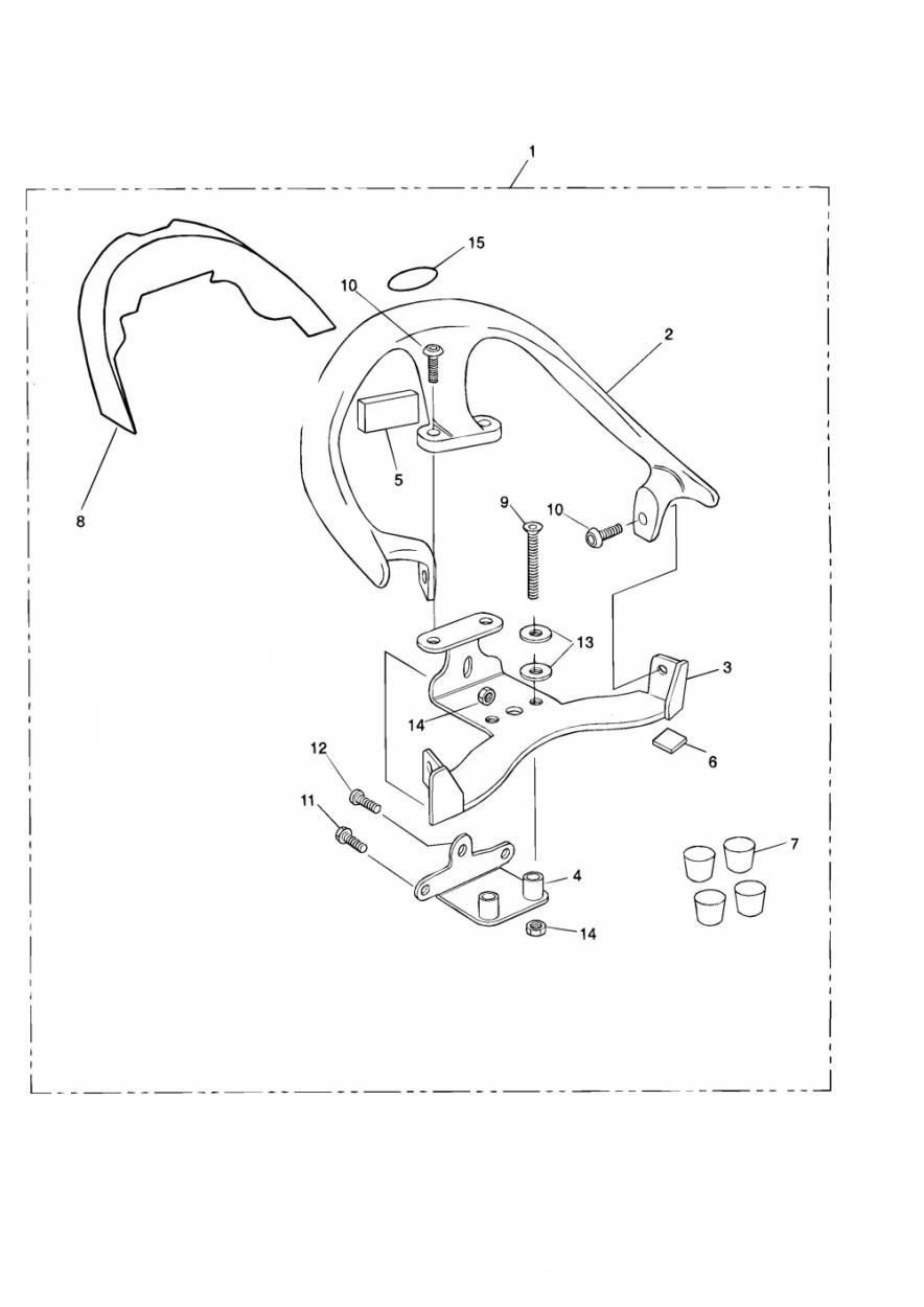 BARRE D APPUI POUR DAYTONA 955I 1997