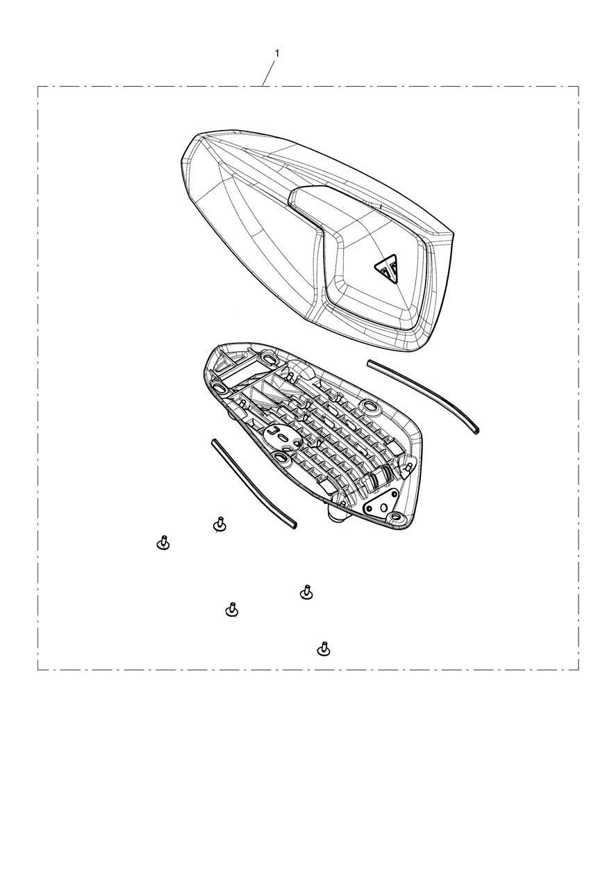 KIT DE CACHE SELLE POUR STREET TRIPLE S A2L 2020