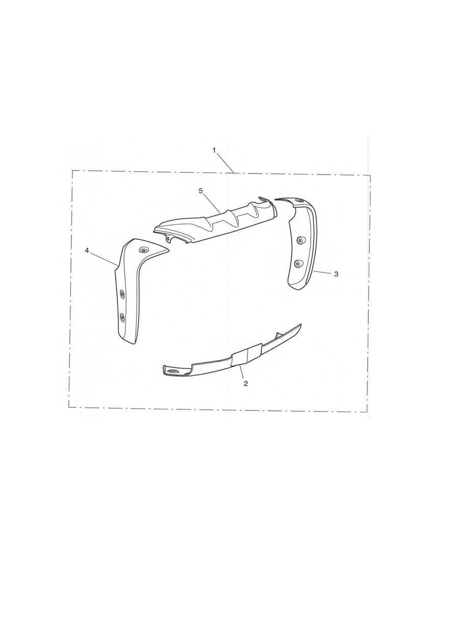 KIT DE CARENAGE DE RADIATEUR POUR ROCKET III 2005