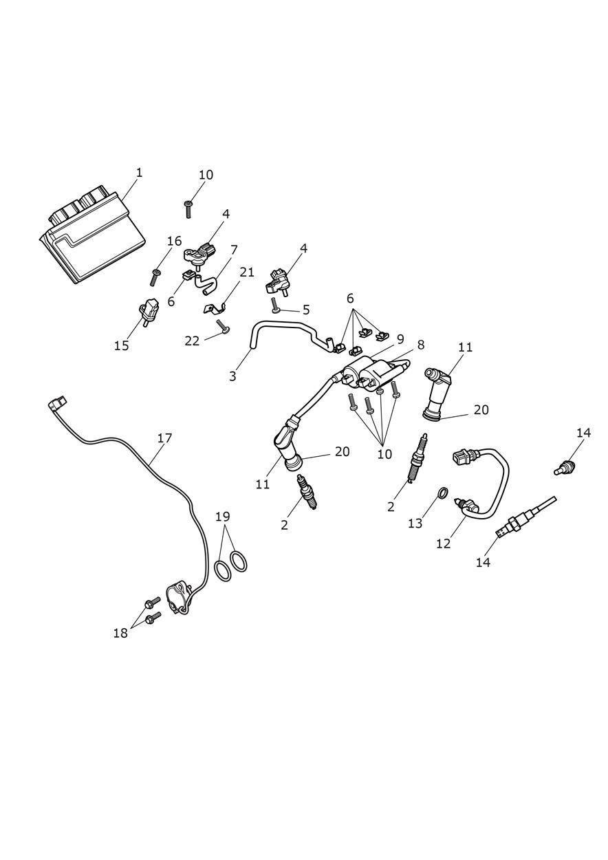SYSTEME DE GESTION DU MOTEUR POUR BONNEVILLE T100 2017