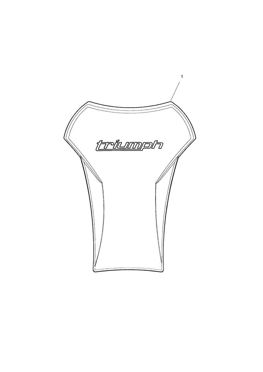 KIT DE PROTECTION DE RESERVOIR POUR STREET TRIPLE R LRH 2018