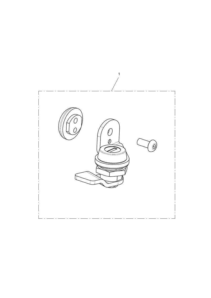 VERROU DE PARE BRISE 674032 POUR THUNDERBIRD LT ABS 2014