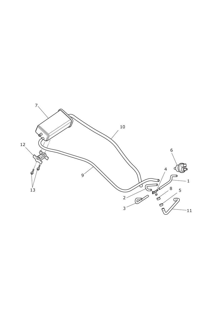 SYSTEME DE CONTROLE DES PERTES PAR EVAPORATION POUR STREET TRIPLE 660 ABS B1 2015