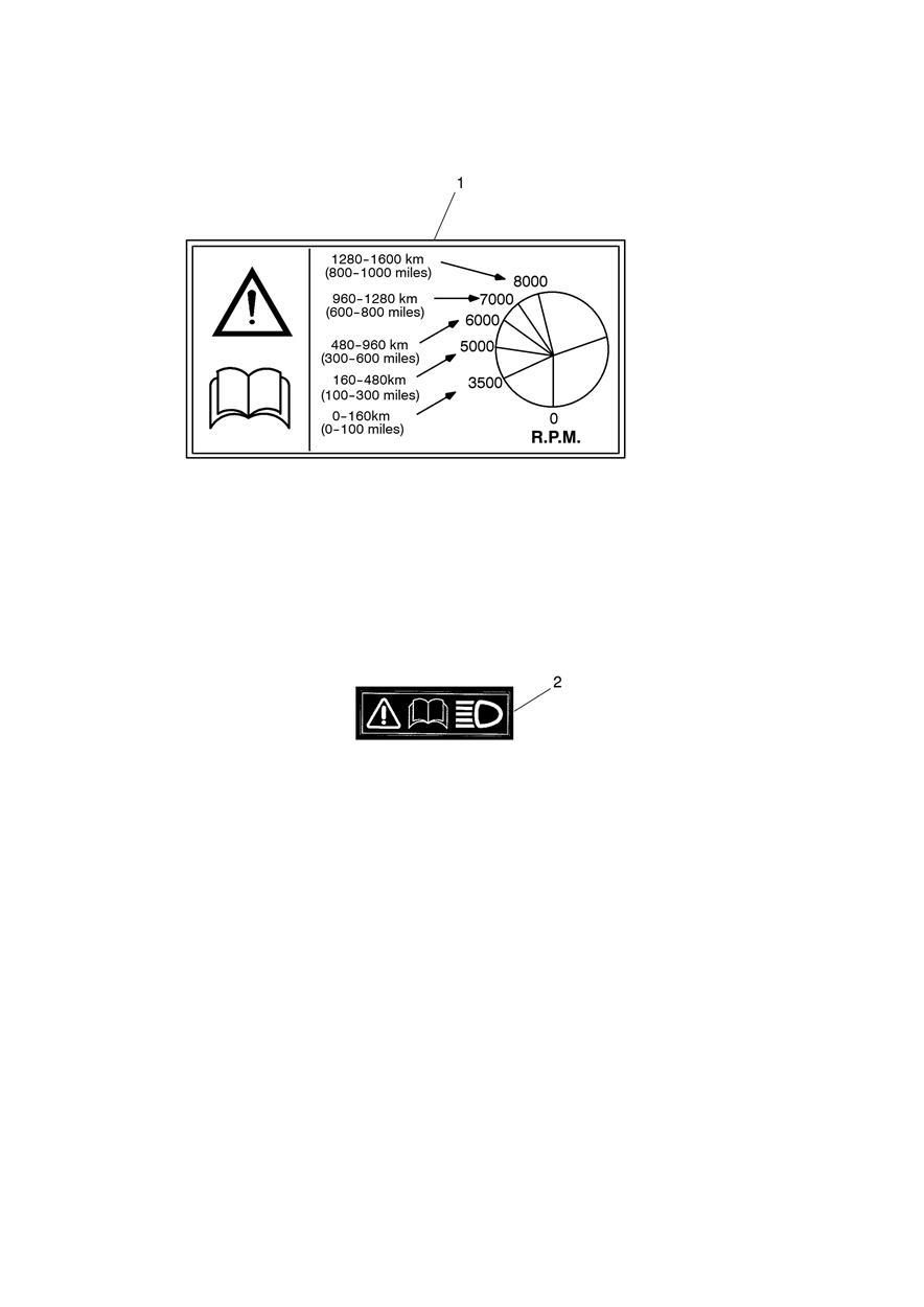 ETIQUETTES D AVERTISSEMENT POUR BONNEVILLE T120 ACE 2020