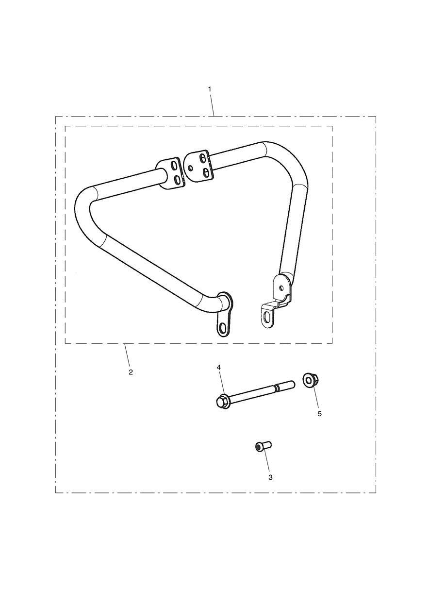 KIT DE BARRE DE PROTECTION MOTEUR POUR SPEEDMASTER 2003