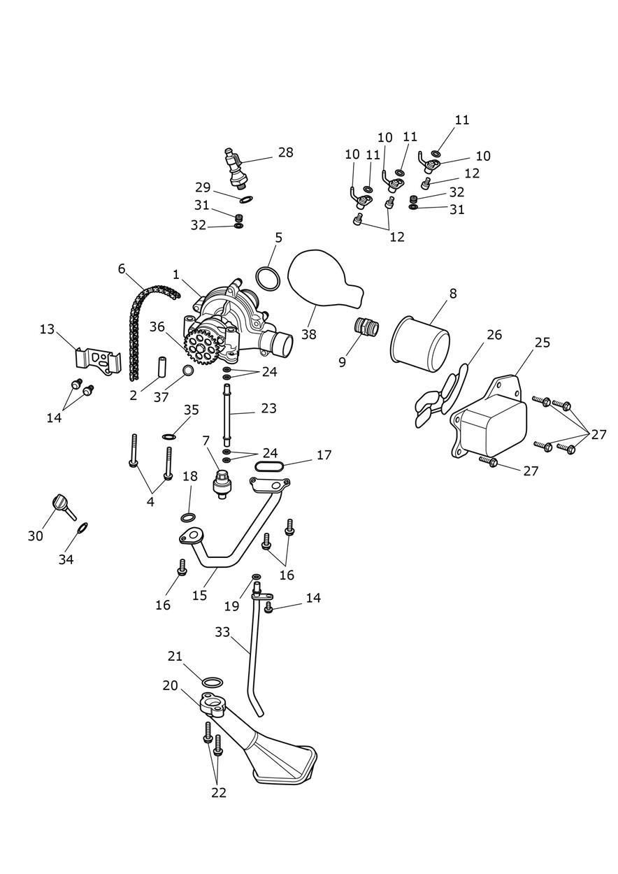 POMPE A HUILE POUR STREET TRIPLE MOTO2 TM EDITION 2023