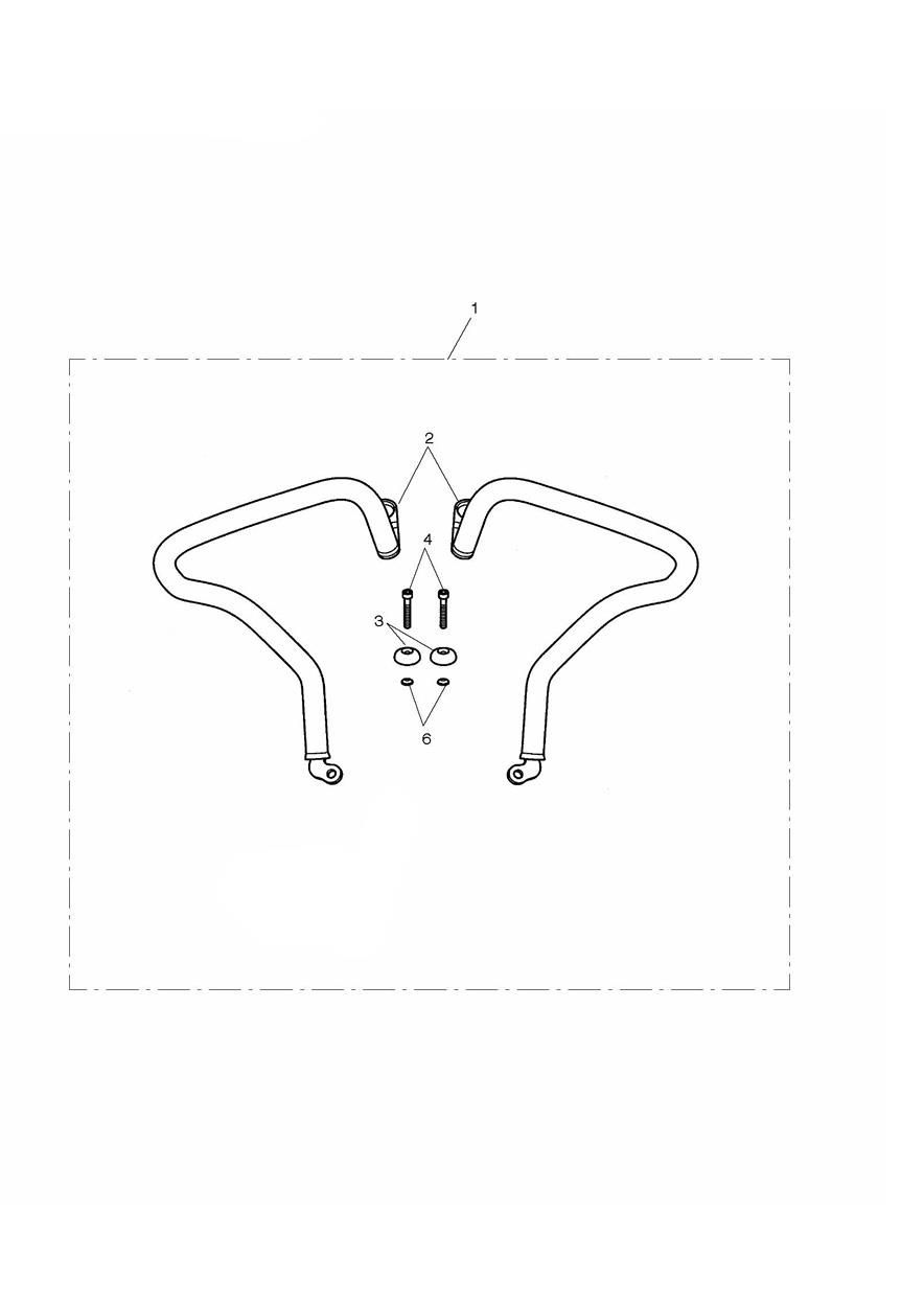 KIT DE BARRE DE PROTECTION ARRIERE POUR THUNDERBIRD 2010