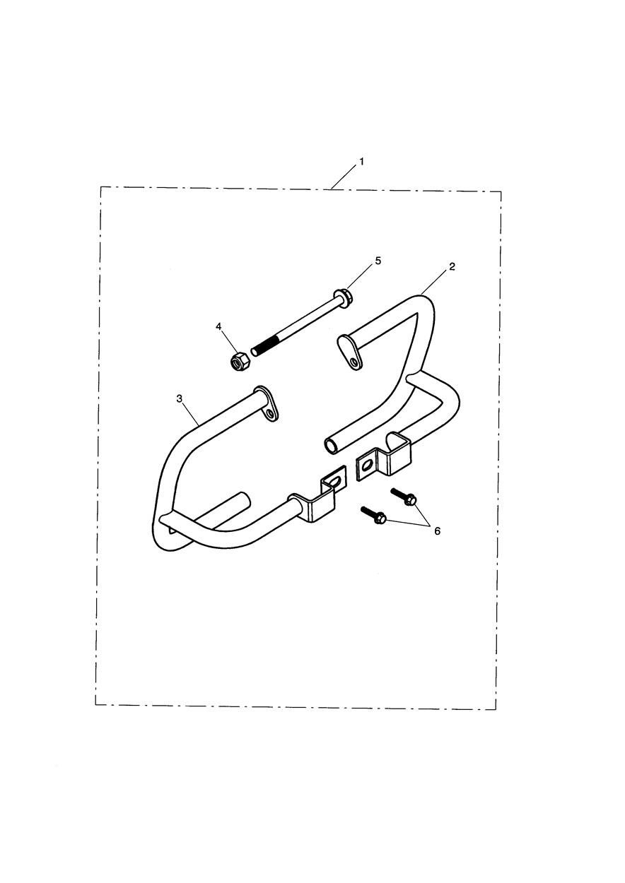 KIT DE BARRE DE PROTECTION POUR SCRAMBLER 2006
