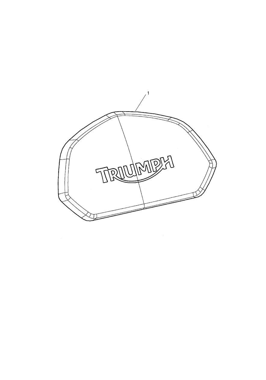 DOSSERET POUR TOP CASE POUR SPRINT GT ABS A1 2010