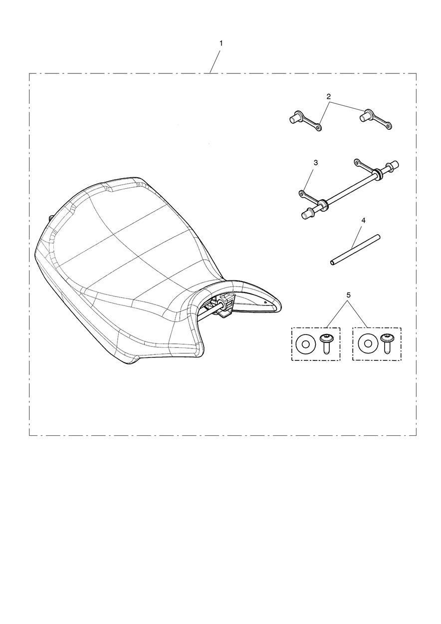 ENSEMBLE DE SIEGE DU CONDUCTEUR BAS POUR TIGER 1200 ALPINE EDITION 2020