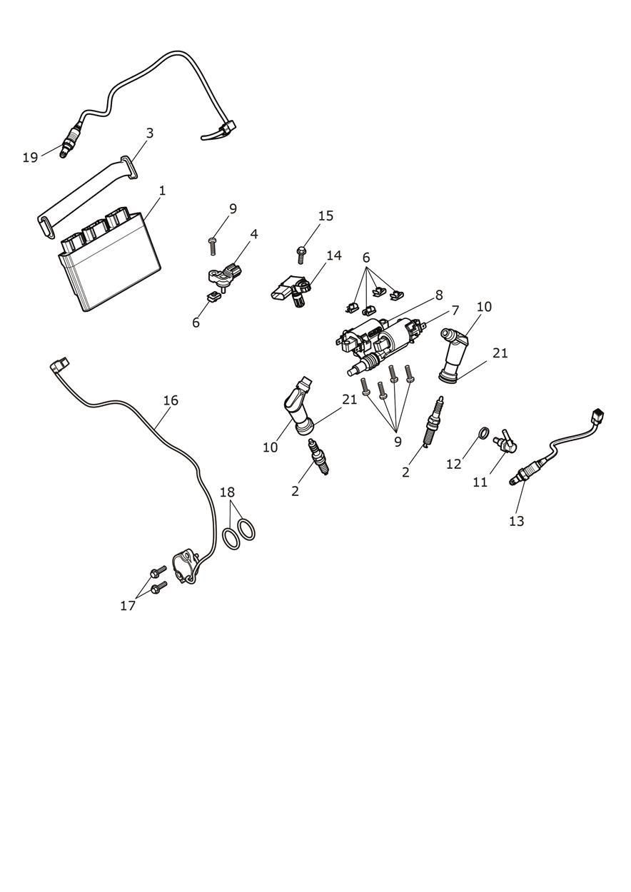 SYSTEME DE GESTION DU MOTEUR POUR SCRAMBLER 1200 X 2024