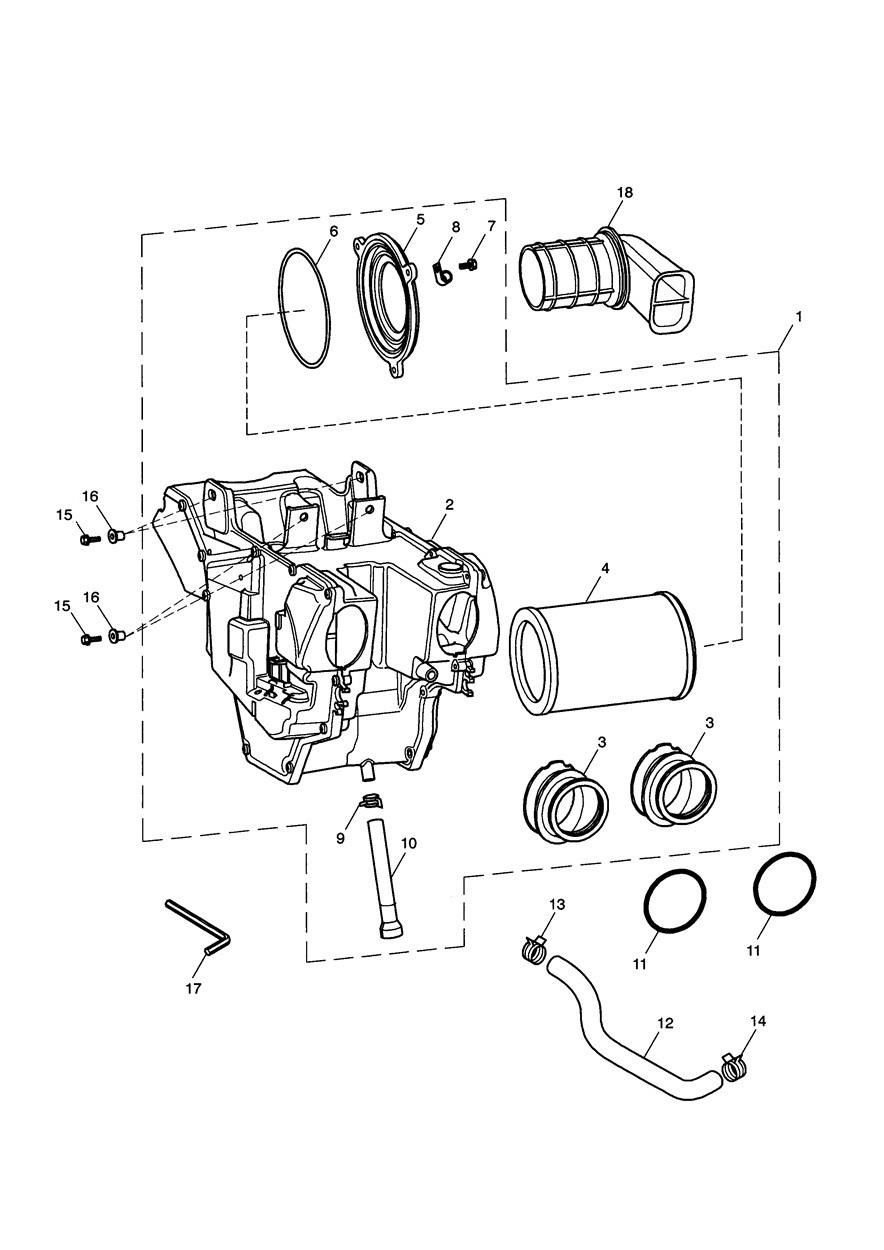 BOITE A AIR POUR SCRAMBLER A1 2010