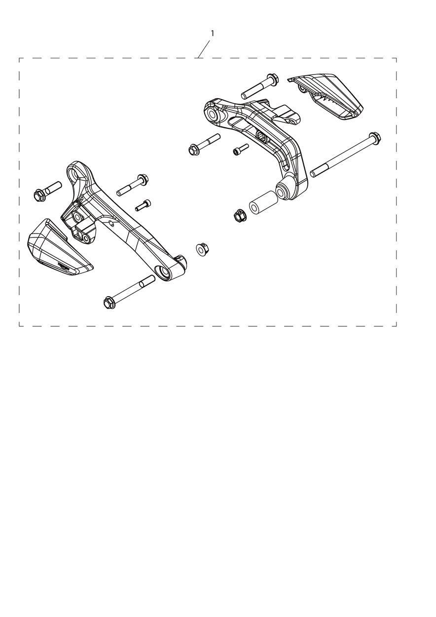 KIT DE PROTECTION DU CHASSIS POUR DAYTONA 660 LAMS 2024