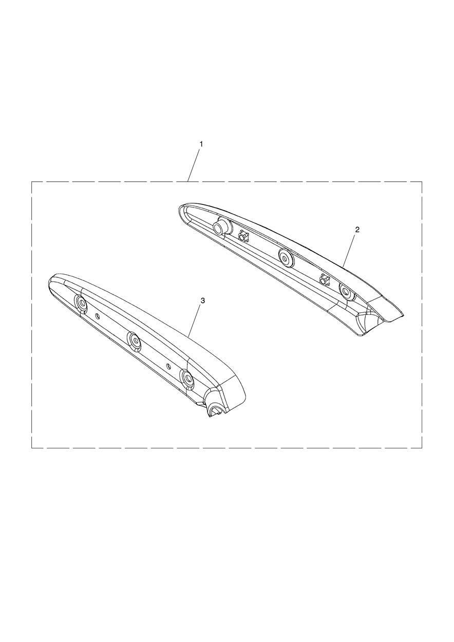 KIT DE SUPPORT DE GARDE BOUE POUR THUNDERBIRD COMMANDER ABS 2014