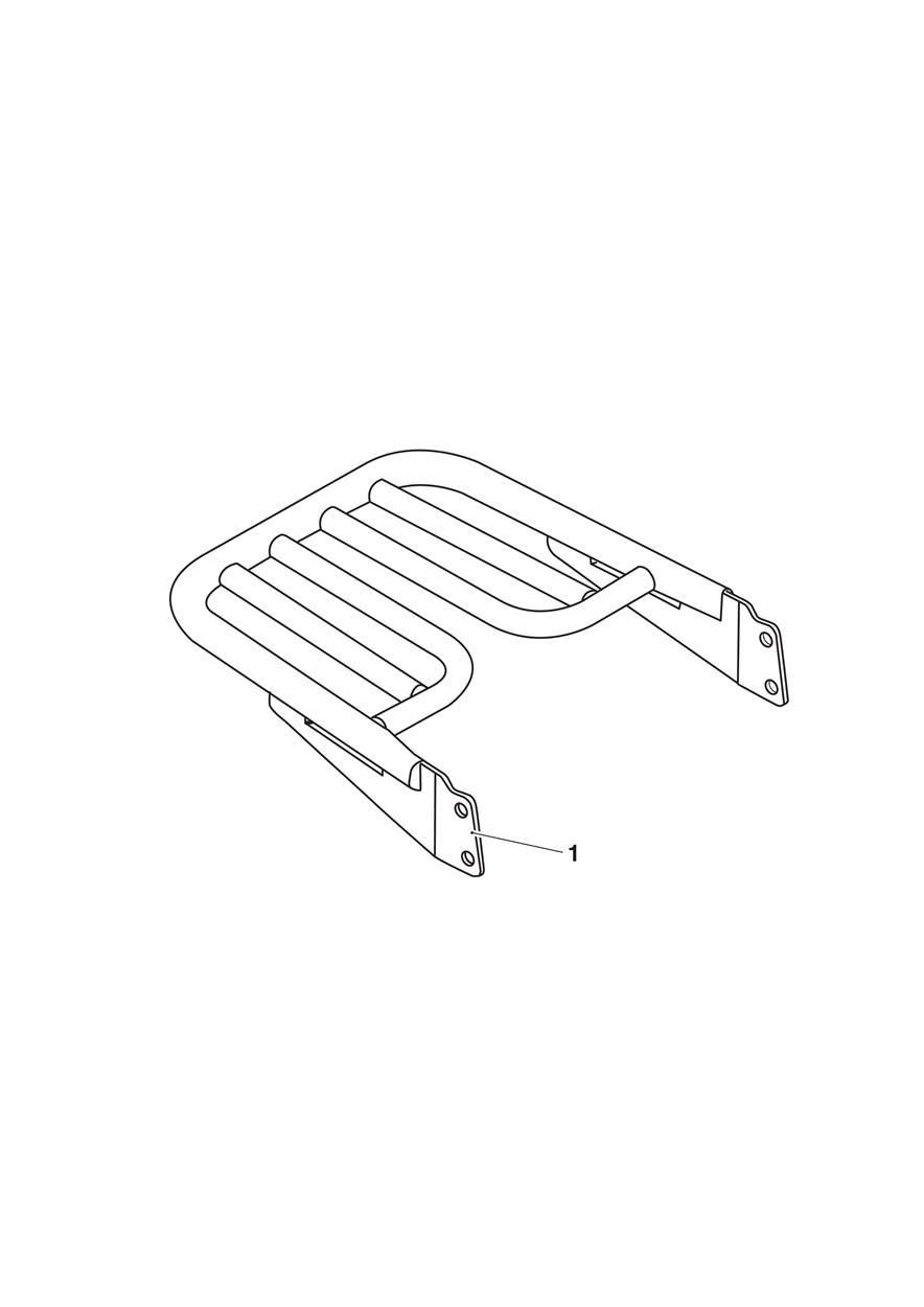 KIT DE PORTE BAGAGES POUR THUNDERBIRD COMMANDER ABS 2014