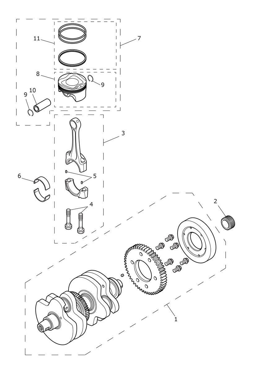 VILEBREQUIN BIELLES ET PISTONS POUR BONNEVILLE BOBBER TFC 2020