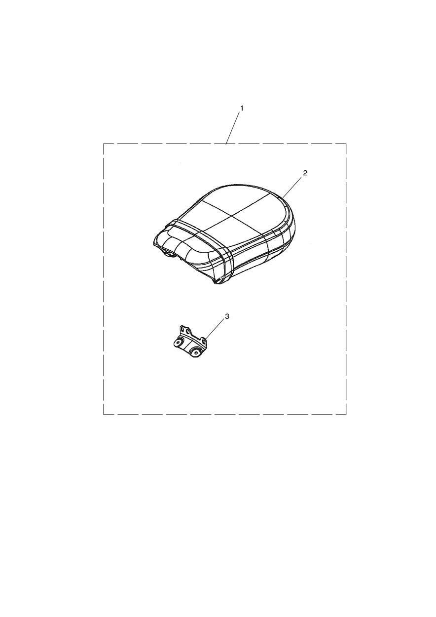 KIT DE SIEGE PASSAGER 455548 POUR THUNDERBIRD 2010