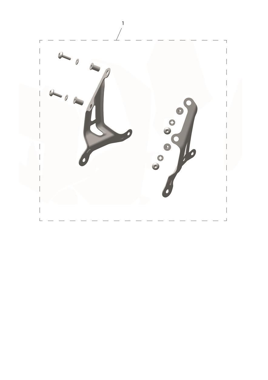 KIT DE FIXATION BULLE POUR SPEED 400 2024