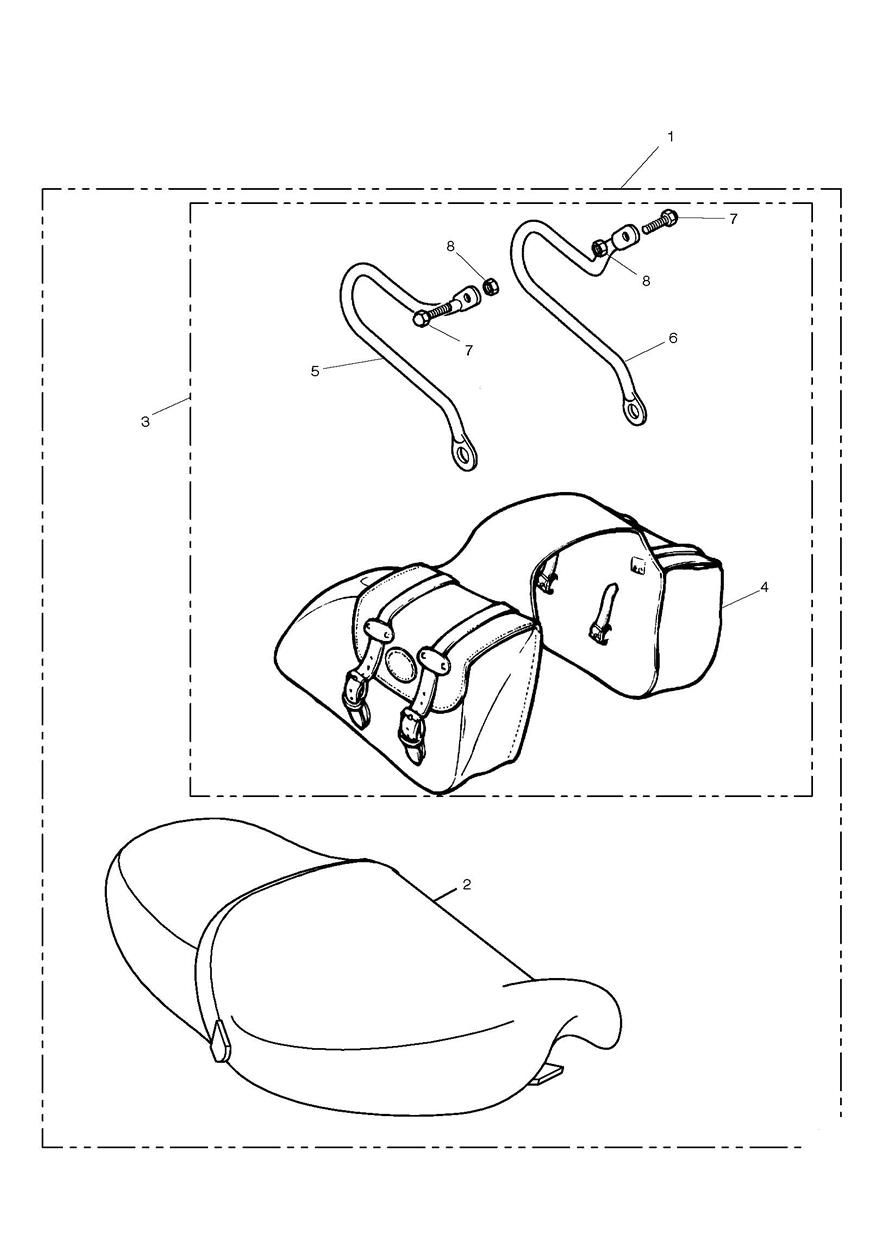 KIT DE SACOCHE EN CUIR KIT DE SIEGE OE A PARTIR DU VIN 71699 POUR THUNDERBIRD 1995