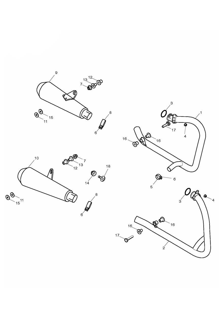 ECHAPPEMENT POUR THRUXTON A1 2010