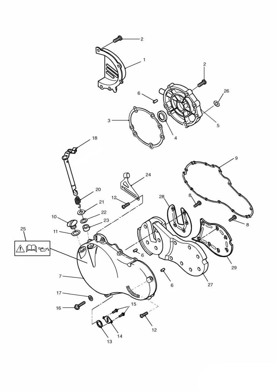 CARTER MOTEUR POUR SPEED TRIPLE 1997