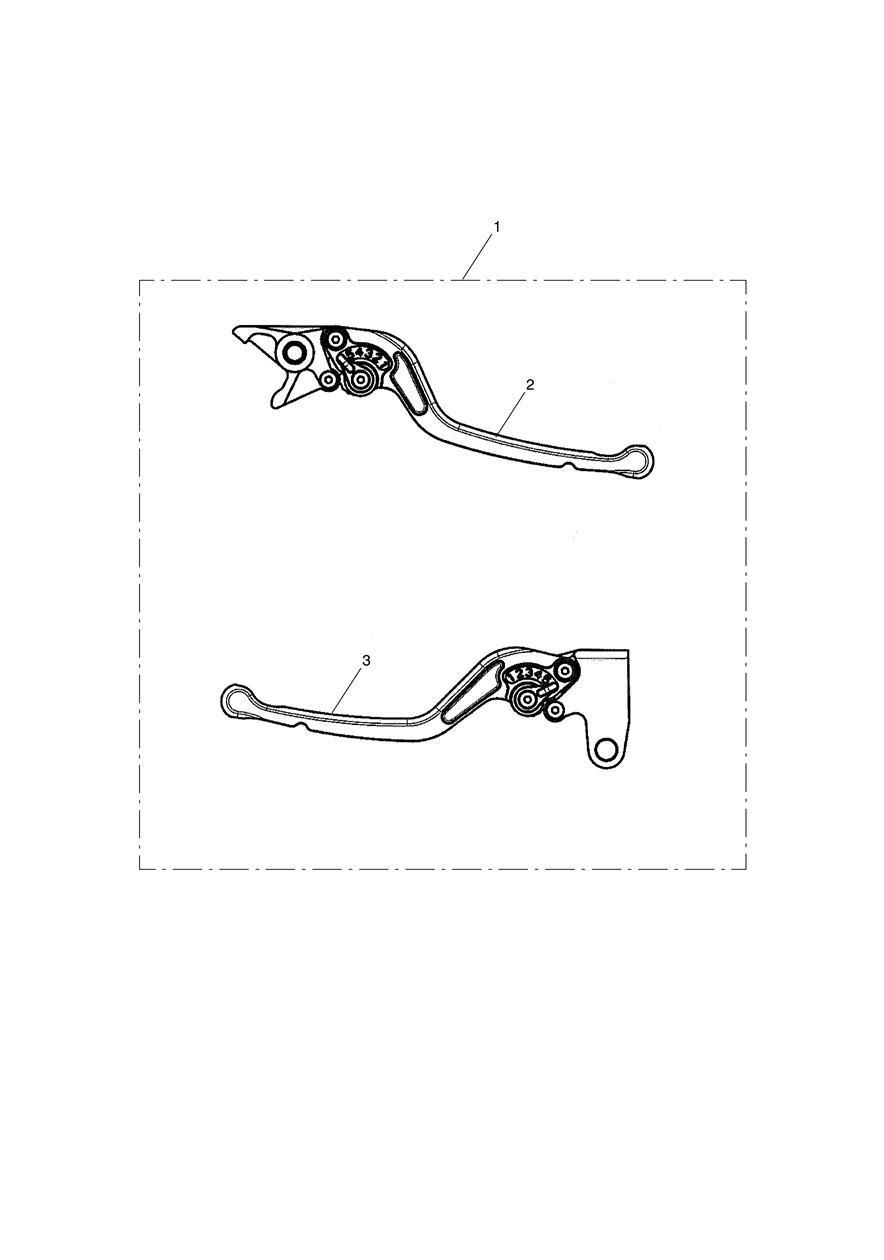 KIT DE LEVIERS REGLABLES STANDARD LONG POUR SPRINT GT ABS A1 2010