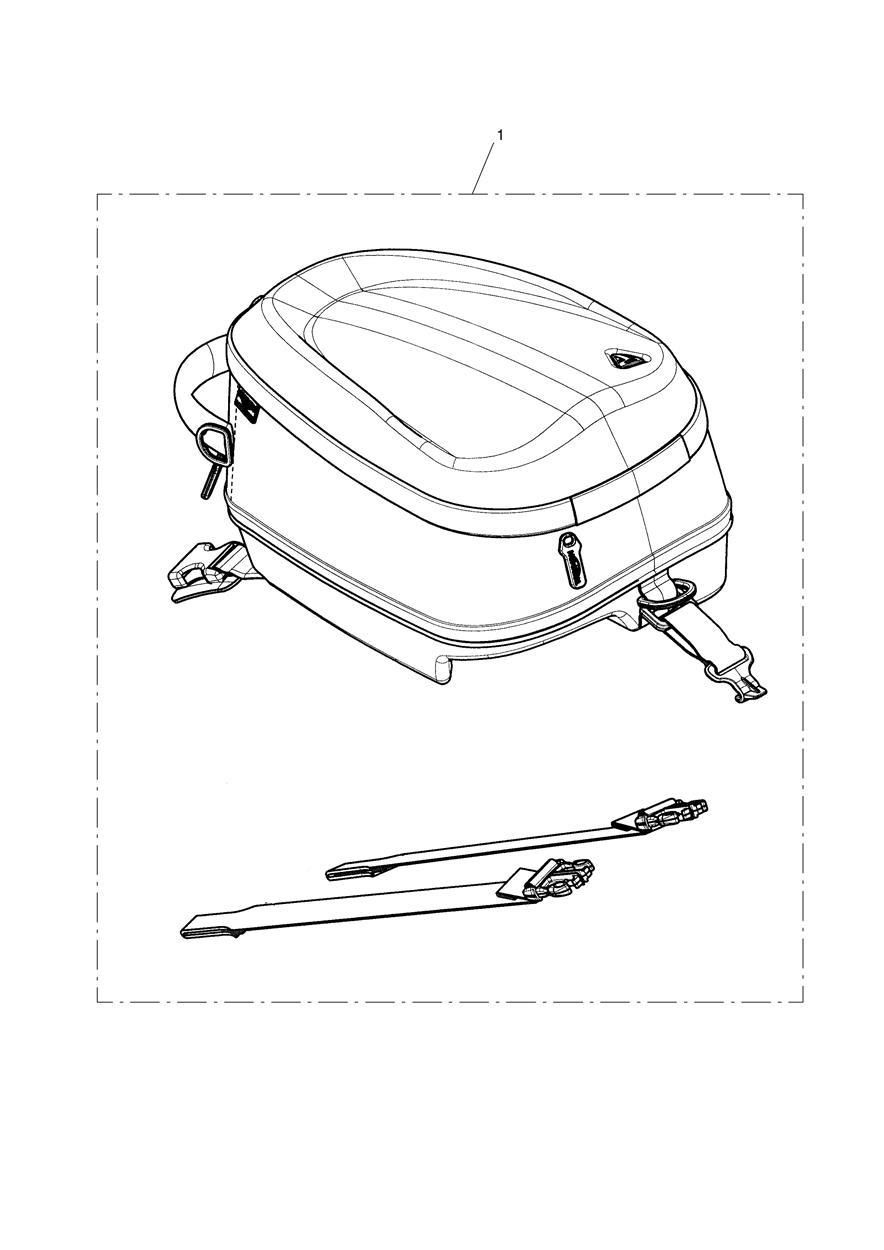 SACOCHE DE RESERVOIR NYLON POUR THRUXTON 1200 DUAL SEAT 2016