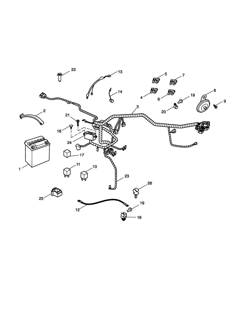 EQUIPEMENT ELECTRIQUE POUR SCRAMBLER 2006