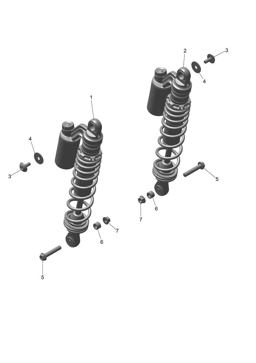 SUSPENSION ARRIERE POUR SPEED TWIN 1200 RS 2025