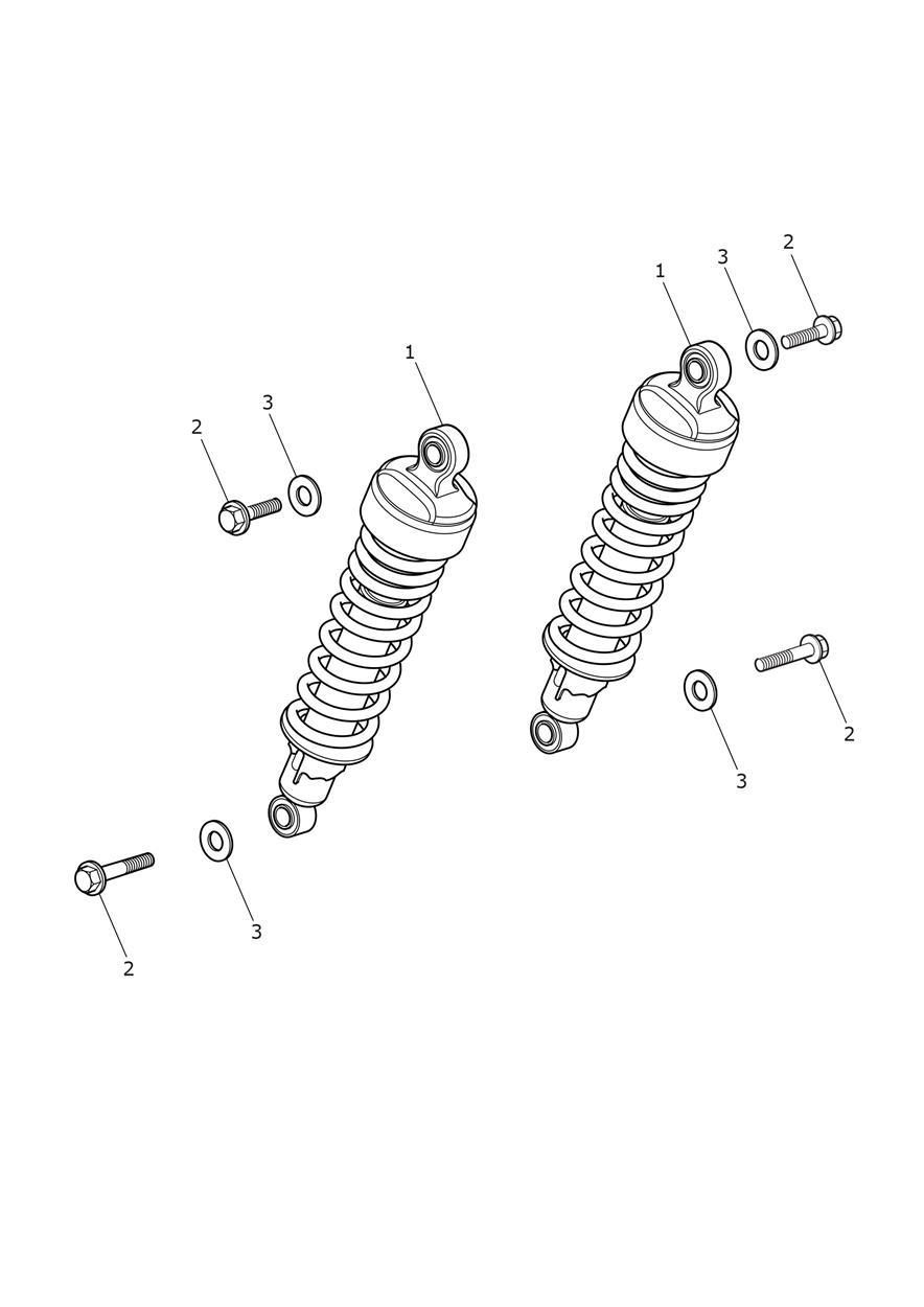 SUSPENSION ARRIERE POUR SPEED TWIN 900 2023