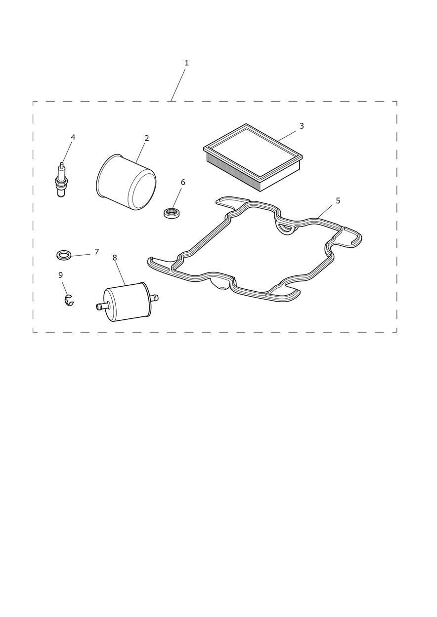 KIT DE SERVICE MOTEUR POUR SPEED TWIN 1200 RS 2025