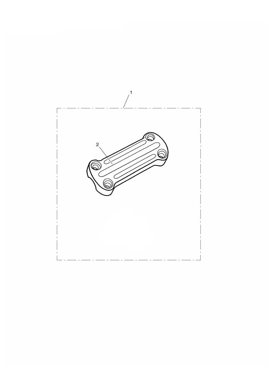 KIT DE FIXATION DE GUIDON POUR ROCKET III TOURING 2008